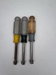 Lot Of 3 Vintage Sears Craftsman 8mm & 9mm Nut Drivers 41984 41985 Usa. Fixed Price $9.99.