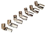 Snap On Tools New 7 Piece 3/8" Drive 6 Point Sae Deep Swivel Socket Set 207fsu. Fixed Price $229.95.