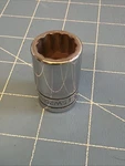 Snap-on Tools Sw201 Chrome Shallow Socket 5/8" Sae 1/2" Drive 12 Point Usa Snap. Fixed Price $8.92.