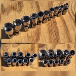 Vntg Sears Craftsman 1/4in Drive Metric Flex Swivel Socket Set 10pc 43249 Gk Usa. Fixed Price $164.99.