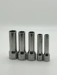 Snap On Tools 5 Piece 3/8 Drive 6pt Deep Socket Set Sfsm (5.5 - 6 8 9 10). Fixed Price $129.99.