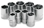 Performance Tool W32002 9pc 1/2" Dr Sae Socket Set. Fixed Price $25.93.