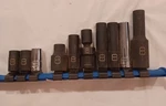 Matco 8mm Impact / Chrome Swivel Magnetic Socket Set. Sab106m 1/4 3/8 Drive. Fixed Price $100.00.