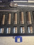 3/8"drive 12pt &sockets&drive Tools Set Williams Usa Wsb-27ftb. Fixed Price $185.00.