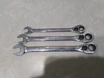 3-blue-point Boerm -12-point Metric Reversible Ratcheting Combination Wrenchs. Fixed Price $64.99.