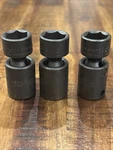 Proto 3/8 Drive 5/8 Impact Swivel Sockets 3 Piece 6 Point 77277p Usa Sae. Fixed Price $40.00.