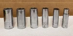 6 Proto Challenger 3/8" Drive Point Deep Sockets (3/8" 1312-h - 3/4" 1324-h). Fixed Price $60.00.