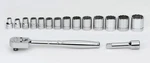3/8"drive 8mm-24mm 12-point Shallow Sockets&drive Tools Set Williams Usa Msb-16f. Fixed Price $134.08.