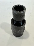 Matco Tools 12mm Metric 3/8dr '12 Point' Universal Swivel Impact Socket Bup12m2b. Fixed Price $24.99.