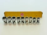 Mac Tools Usa 9pc Xu6 Metric 11-19mm Swivel Universal Socket Set - (2) Snap-on. Fixed Price $144.99.