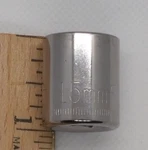 Vintage Craftsman 3/8" Drive 15mm 12 Pt Shallow Socket Metric G2 44306 Usa Nos. Fixed Price $9.05.