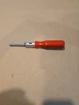 Mac Tools 1/4" Magnetic Ratcheting Bit Driver Red Hard Handle Missing Cap Rsd100. Fixed Price $33.00.