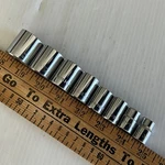 Lot 8 Husky 3/8" Drive 6 Pt Socket Set 13/16" To. Fixed Price $21.74.