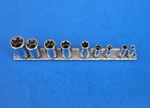 Used Snap-on Torx Fastener Sockets 1/4" & 3/8" Drive Tle50-tle80 Fle100-fle180. Fixed Price $85.00.