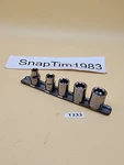 Craftsman 3/8" Drive Sae Socket Set 5pcs Usa Nos (1/4" To 1/2") 8pt. Fixed Price $38.99.