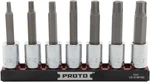 Proto J4990r7mm 7 Piece 3/8" Drive Advanced Hex Bit Socket Set - Mm One Size. Fixed Price $163.99.