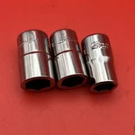 Snap On 3 Pc 1/4" Drive 6 Point Socket Set Tm12 3/8" Tm11 11/32" Tm10 5/16". Fixed Price $47.99.