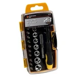 Performance Tool 1/4" Drive Sae Ratchet & Socket Set, 23 Pieces. Fixed Price $16.54.