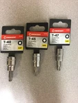 Crescent 3 Pc Torx Bit Socket Bundle. Fixed Price $15.62.