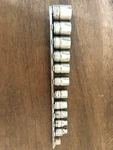 Snap On Usa Sae Socket Set 3/8 Drive Rail 1/4 7/8 Shallow Sockets. Fixed Price $79.99.