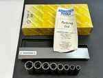Nos Armstrong Usa 8pc 3/8 Drive Sae 5/16" To 3/4" Deep Impact Socket Set 19-896. Fixed Price $189.99.
