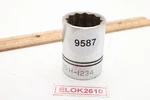 Williams H-1234 1-1/16" 3/4" Drive 12 Point Sae Socket Chrome Usa. Fixed Price $18.99.
