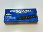 Cornwell Tools Cbpi1lm 6-point 1/4" Drive 12 Piece Impact Metric Deep Socket Set. Fixed Price $99.99.