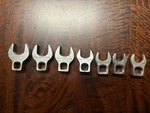Craftsman - 3/8 Drive Metric Crowfoot Socket Wrench 7pc(11-18mm) No 10 Or 15 -vv. Fixed Price $59.99.