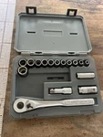 Rare Sears Craftsman Usa Nos 1/2 Drive Socket Set 34791 Permanex Case Metric. Fixed Price $75.00.