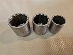 3x Mac Tools 3/4" Drive 2" 12 Pt Zp646 1-13/16, 1-9/16 Jumbo Large Z642 Z582. Fixed Price $43.40.