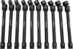 10-piece 3/8" Drive 6-point Pinless Universal Impact Extension Socket Set Metric. Fixed Price $125.98.