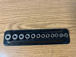 Snap On 112ytmmsy - 12 Piece Semi Deep Six Point Sockets 1/4 Drive Loc#121. Fixed Price $189.99.