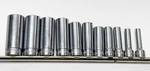 Snap On Tools 3/8" Drive Deep Sae 1/4" -7/8" Socket Set Lot 12-pt Sf081-sf281. Fixed Price $220.00.