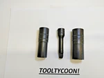 Snap-on Tools New 3pc 3/8" Drive Metric Impact Lug Nut Flip Socket Set 203flsm. Fixed Price $129.99.