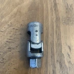 Vintage Duro Chrome 1/2 Drive Universal Joint Swivel Socket. No. 588d. Fixed Price $10.00.