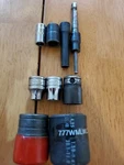 Snap On 1/4 3/8 1/2 Drive Misc Socket Lot Of 9. Fixed Price $89.00.