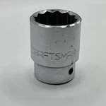 Craftsman 1-1/4 Inch 12 Point Socket 3/4 Drive Sae 47807 Ee Taiwan Silver Chrome. Fixed Price $13.90.
