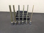 #bn990 Snap-on Usa 3/8" Drive 6pc Metric Long Hex Bit Socket Driver Set 206efaml. Fixed Price $159.95.