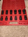 Sunnex 12 Pc Swivel Point Stand Socket Set 5/16-1 1 Has Been Used. Fixed Price $100.00.