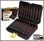 Elead Extra-long Allen Hex Bit Socket Set: 20-piece 3/8 Inch Drive, S2 Steel, St. Fixed Price $36.50.