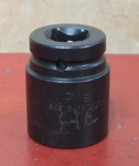 Snap-on Sae 3/4" Drive 1-3/16" Impact Shallow Socket 6pt Im382 Owners Marks. Fixed Price $29.95.
