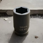 Infinity 1" Drive 36mm 6 Point Deep Impact Socket 90mm Cr-mo Axle Lug Nut Remove. Fixed Price $20.99.