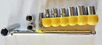 Craftsman 6" 1/4" Extension & Taiwan 5-10mm Socket Set Extras Ht#395. Fixed Price $19.95.