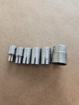 Snap On 1/4" Drive 3/16" 7/32" 9/32" 11/32" 3/8" 9/16" 12pt Sae Shallow Sockets. Fixed Price $55.00.