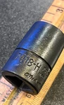 Rare Vintage Proto 9/16" Dyna-ring 6 Pt 1/2" Drive Impact Socket 7618-h Usa. Fixed Price $20.00.