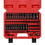 Mayouko 55pcs 1/4 Inch Drive Master Impact Socket Set, With Accessory. Fixed Price $46.97.