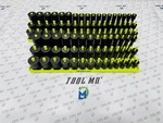 Snap-on Tools Hi Viz Yellow 96pc 1/2" Drive 6pt Metric & Sae Impact Socket Set. Fixed Price $3499.95.