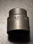 New Mac Tools 1/2" Drive 1-3/8" Impact Shallow Socket 6 Point Vp446r Usa. Fixed Price $29.99.