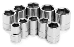 Performance Tools W38202 10 Piece 3/8in. Drive Metric Socket Set. Fixed Price $21.95.