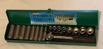 Craftmaster 3/8" Sae Chrome Vanadium 6-point Deep Socket Set Taiwan. Fixed Price $49.99.